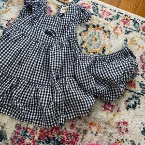 Penn state baby dress with diaper cover